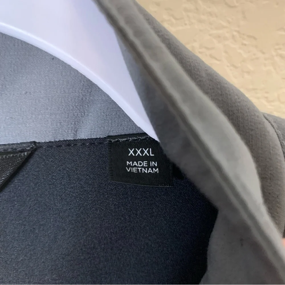 Travis Mathew Mens Heater full zip Golf vest in quiet shade gray XXXL NWT